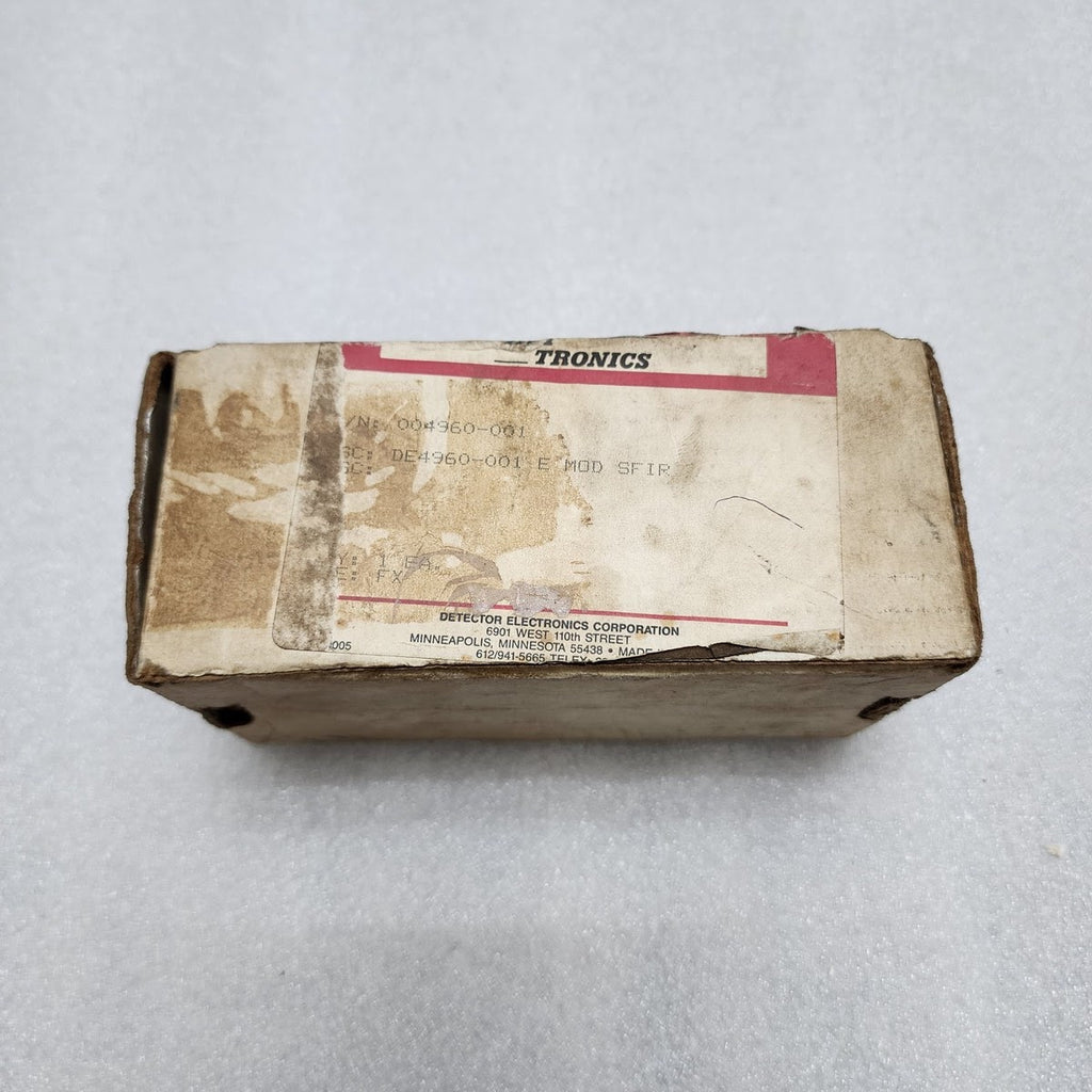 DET TRONICS DE4960-001 UNITIZED SINGLE FREQUENCY IR SENSOR MODULE 004961-001