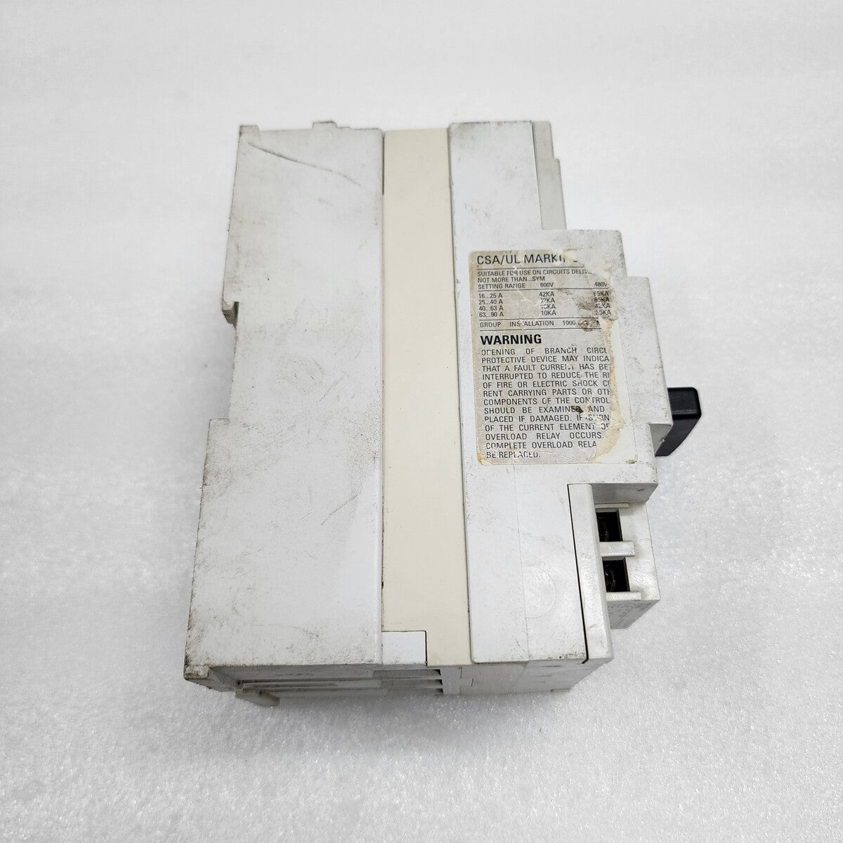 SPRECHER + SCHUH KTA3-100-40A MOTOR CIRCUIT CONTROLLER 25-40A KTA310040A