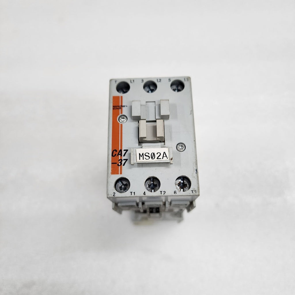 SPRECHER + SCHUH CA7-37D-00 MAGNETIC CONTACTOR COIL VOLTAGE 24VDC