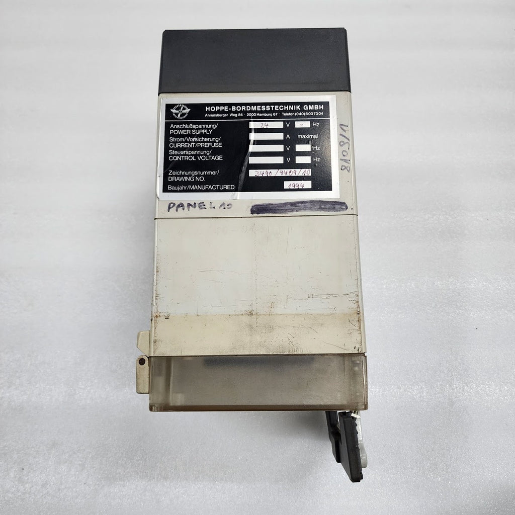 HOPPE BORDMESSTECHNIK EMERGENCY FIRE PUMP 24V 3490/9409/10