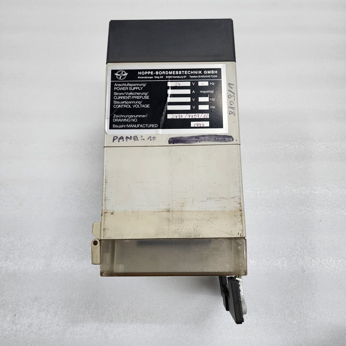 HOPPE BORDMESSTECHNIK EMERGENCY FIRE PUMP 24V 3490/9409/10