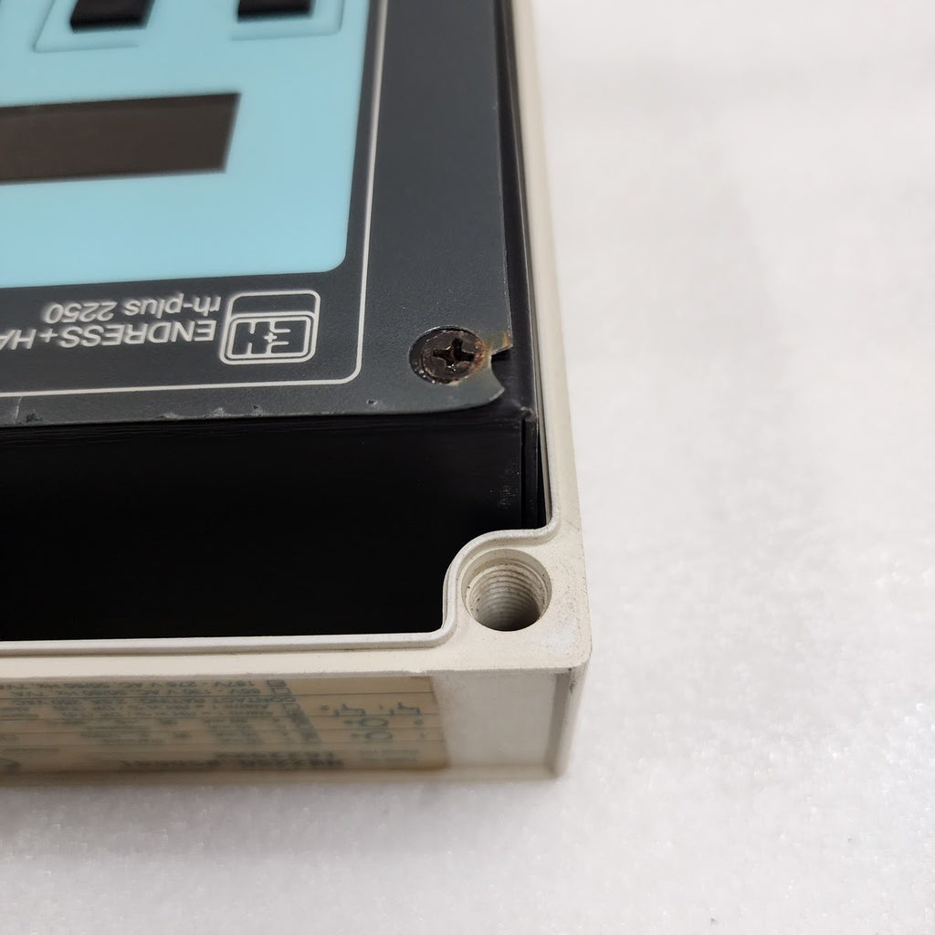 ENDRESS + HAUSER RH-PLUS 2250 RELATIVE HUMIDITY ANALYZER MR2250-R5D6S1 187-276V