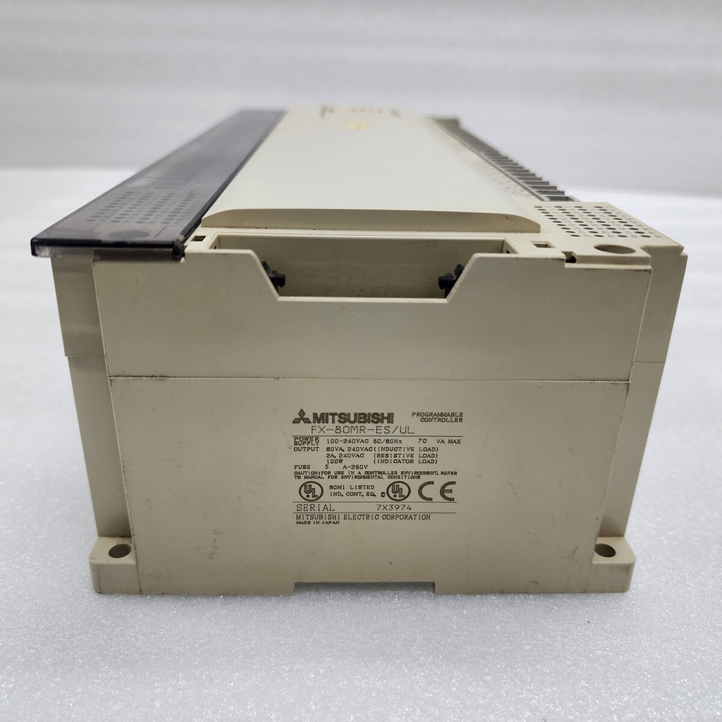MITSUBISHI FX-80MR-ES/UL PROGRAMMABLE CONTROLLER 100-240V