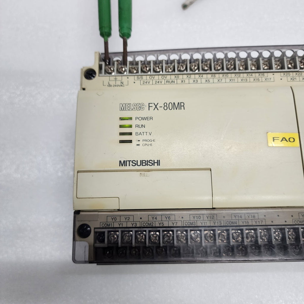 MITSUBISHI FX-80MR-ES/UL PROGRAMMABLE CONTROLLER 100-240V