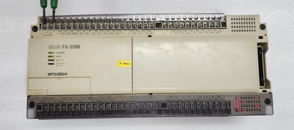 MITSUBISHI FX-80MR-ES/UL PROGRAMMABLE CONTROLLER 100-240V