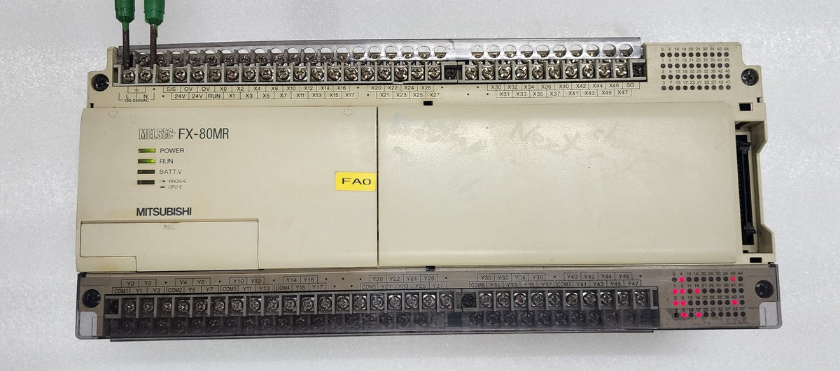 MITSUBISHI FX-80MR-ES/UL PROGRAMMABLE CONTROLLER 100-240V