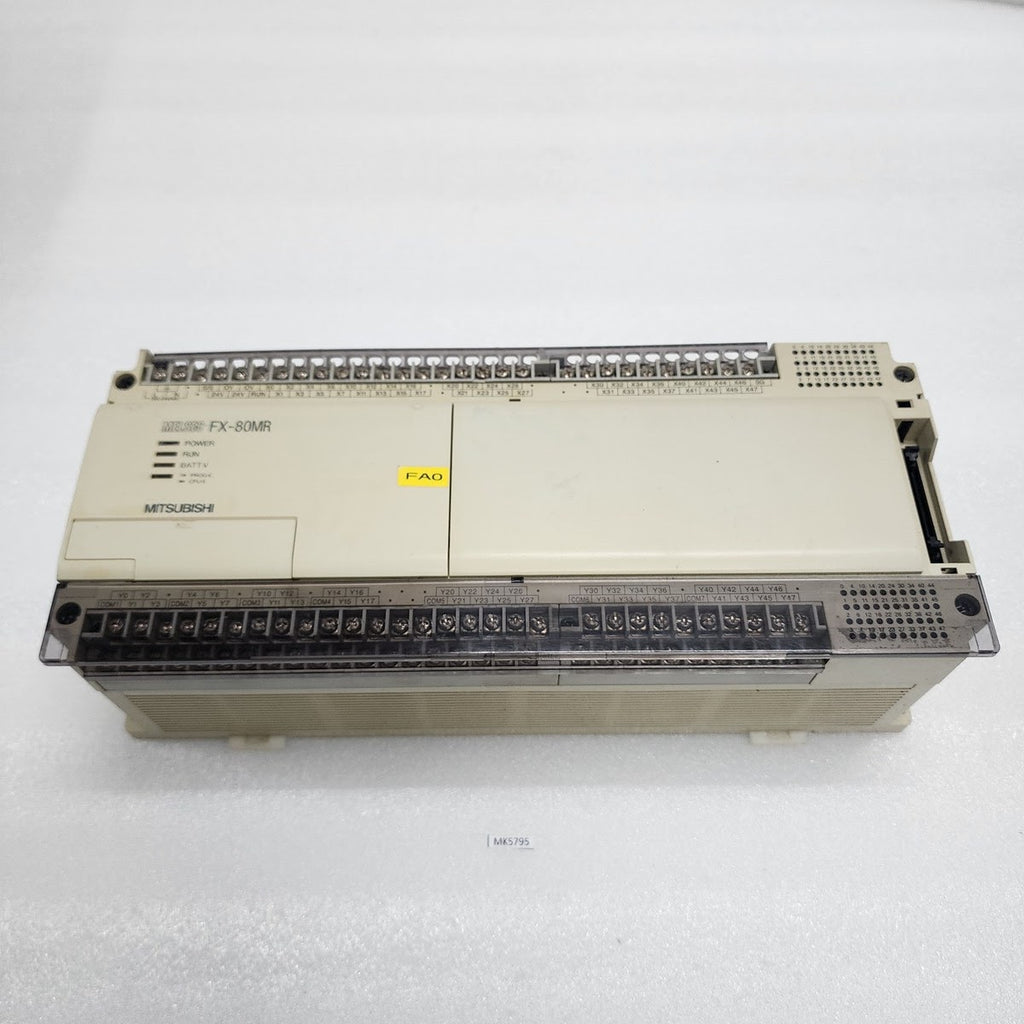 MITSUBISHI FX-80MR-ES/UL PROGRAMMABLE CONTROLLER 100-240V