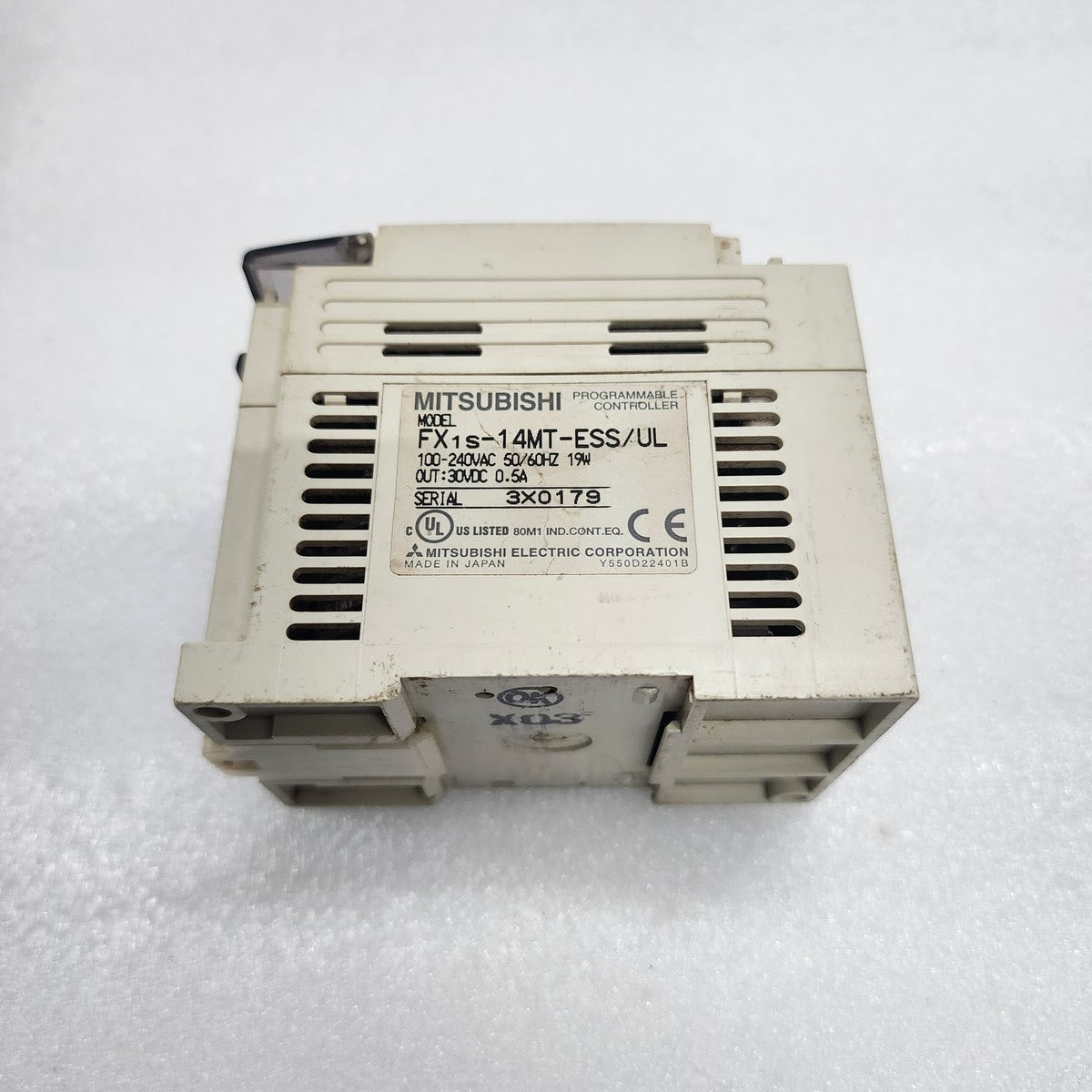 MITSUBISHI FX1S-14MT-ESS/UL PROGRAMMABLE CONTROLLER PLC 100-240V