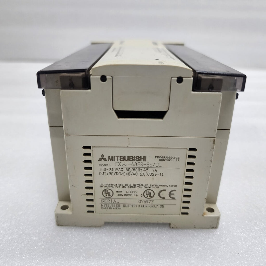 MITSUBISHI FX2N-48ER-ES/UL PLC PROGRAMMABLE CONTROLLER 100-240V NOT WORKING