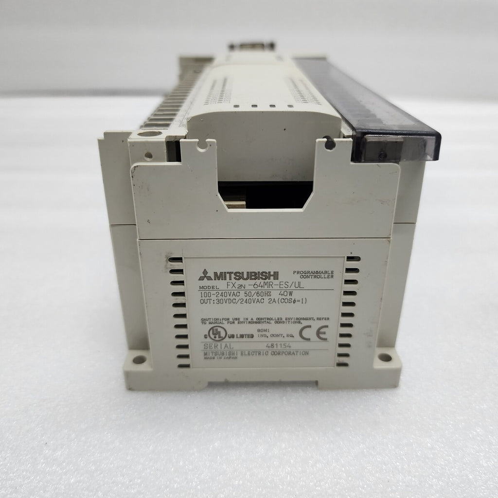 MITSUBISHI FX2N-64MR-ES/UL PLC PROGRAMMABLE CONTROLLER 100-240V