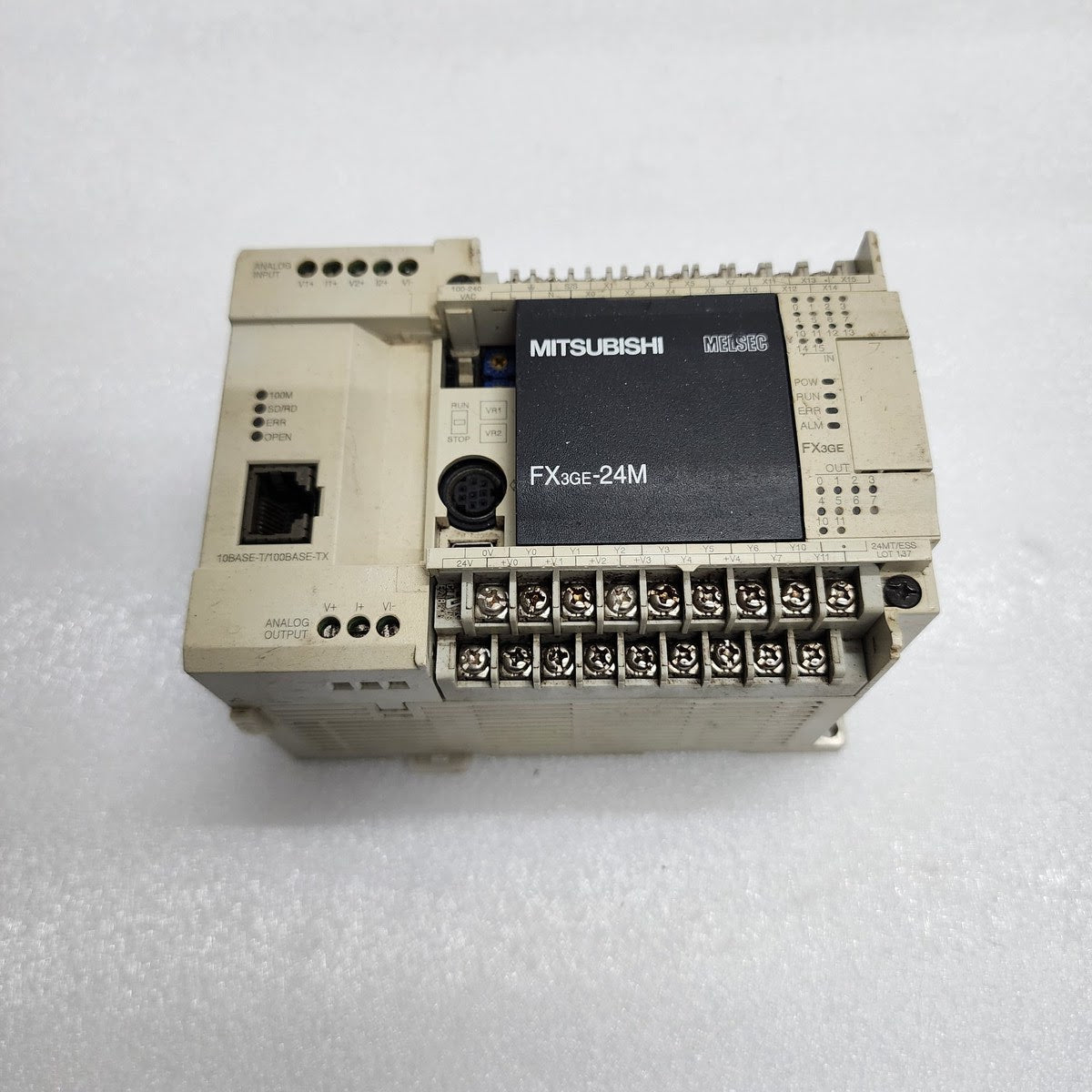 MITSUBISHI FX3GE-24MT/ESS PLC PROGRAMMABLE CONTROLLER 100-240V