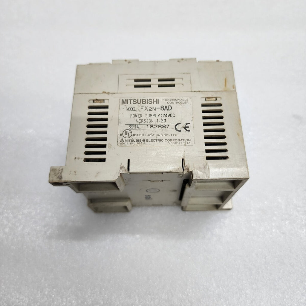 MITSUBISHI FX2N-8AD PLC PROGRAMMABLE CONTROLLER 24VDC