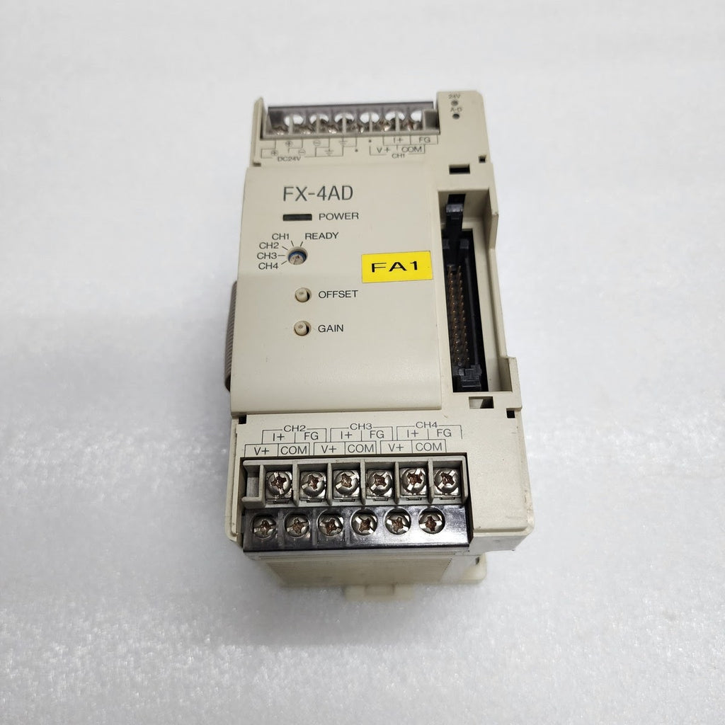 MITSUBISHI FX-4AD PLC PROGRAMMABLE CONTROLLER 24VDC