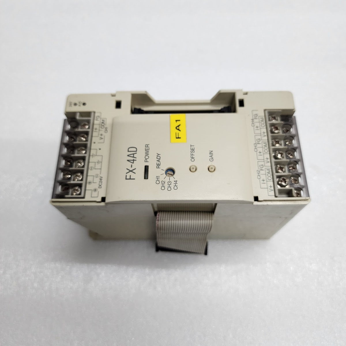 MITSUBISHI FX-4AD PLC PROGRAMMABLE CONTROLLER 24VDC