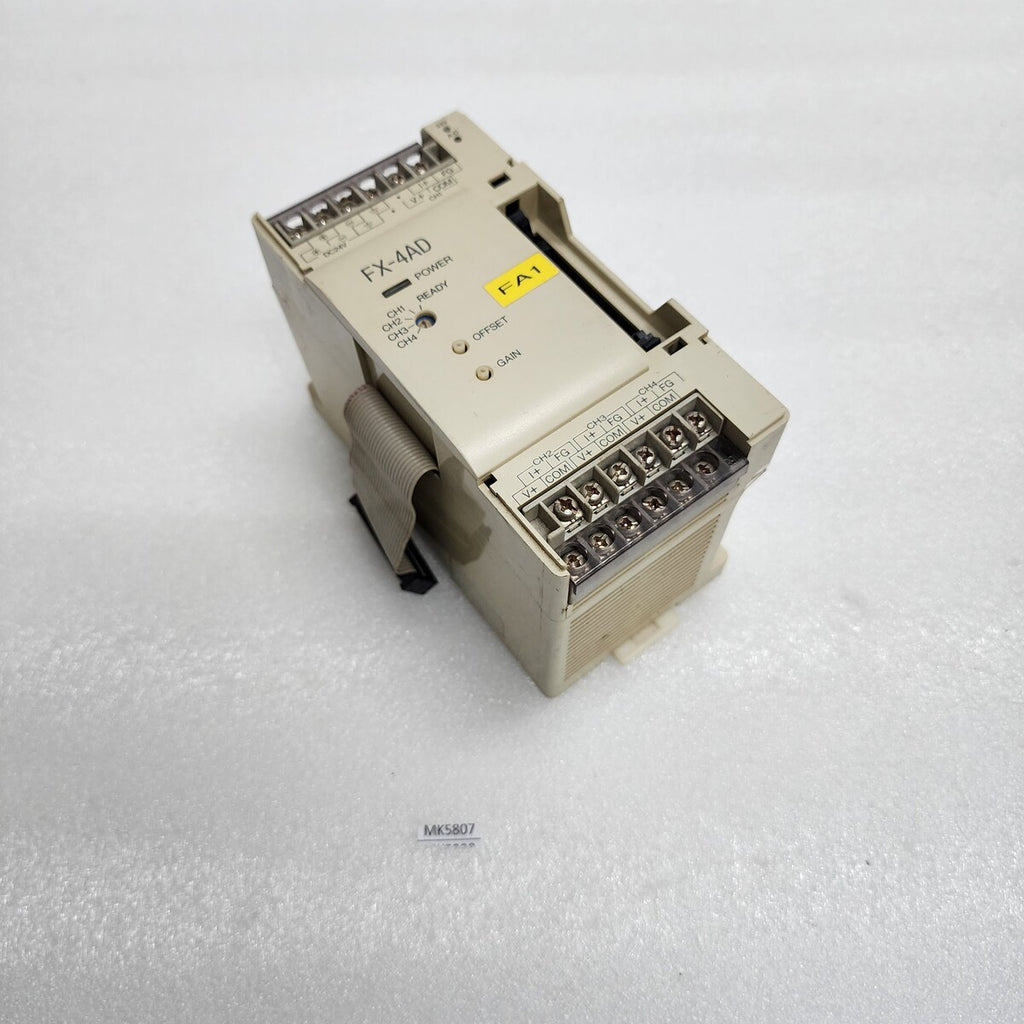 MITSUBISHI FX-4AD PLC PROGRAMMABLE CONTROLLER 24VDC
