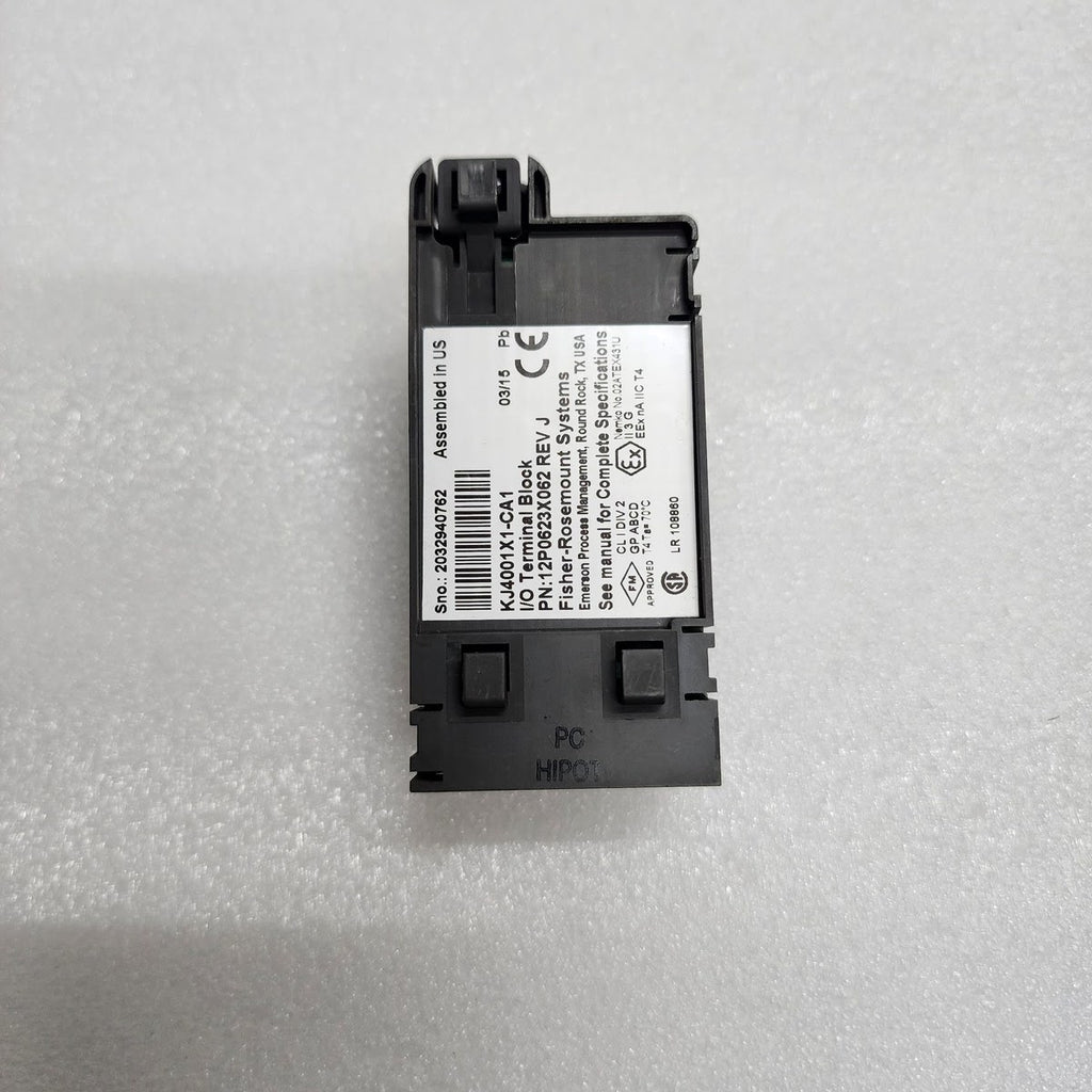 EMERSON FISHER ROSEMOUNT KJ4001X1-CA1 I/O TERMINAL BLOCK 12P0623X062 REV J
