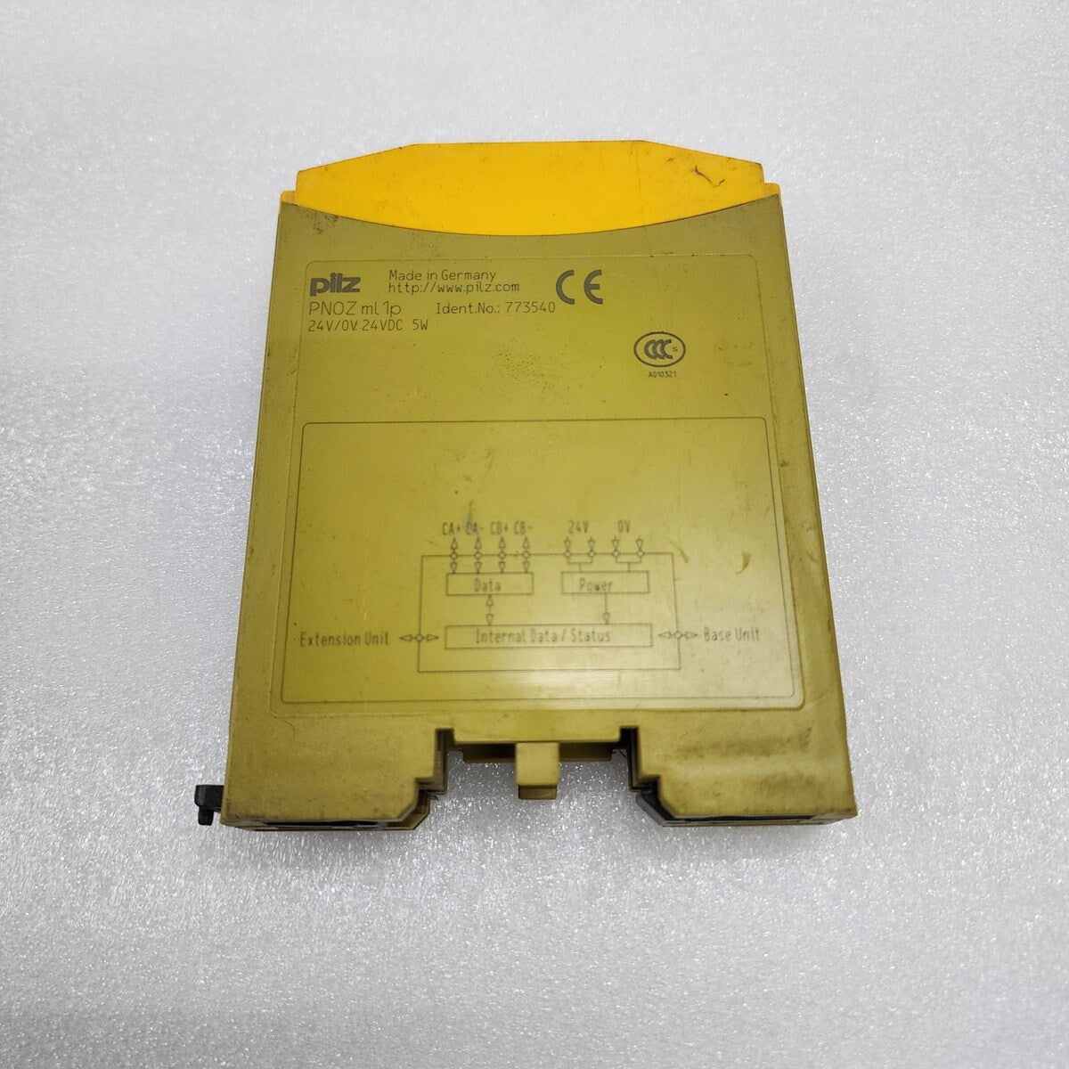PILZ PNOZ ML1P I/O SAFETY MODULE 773540 24V