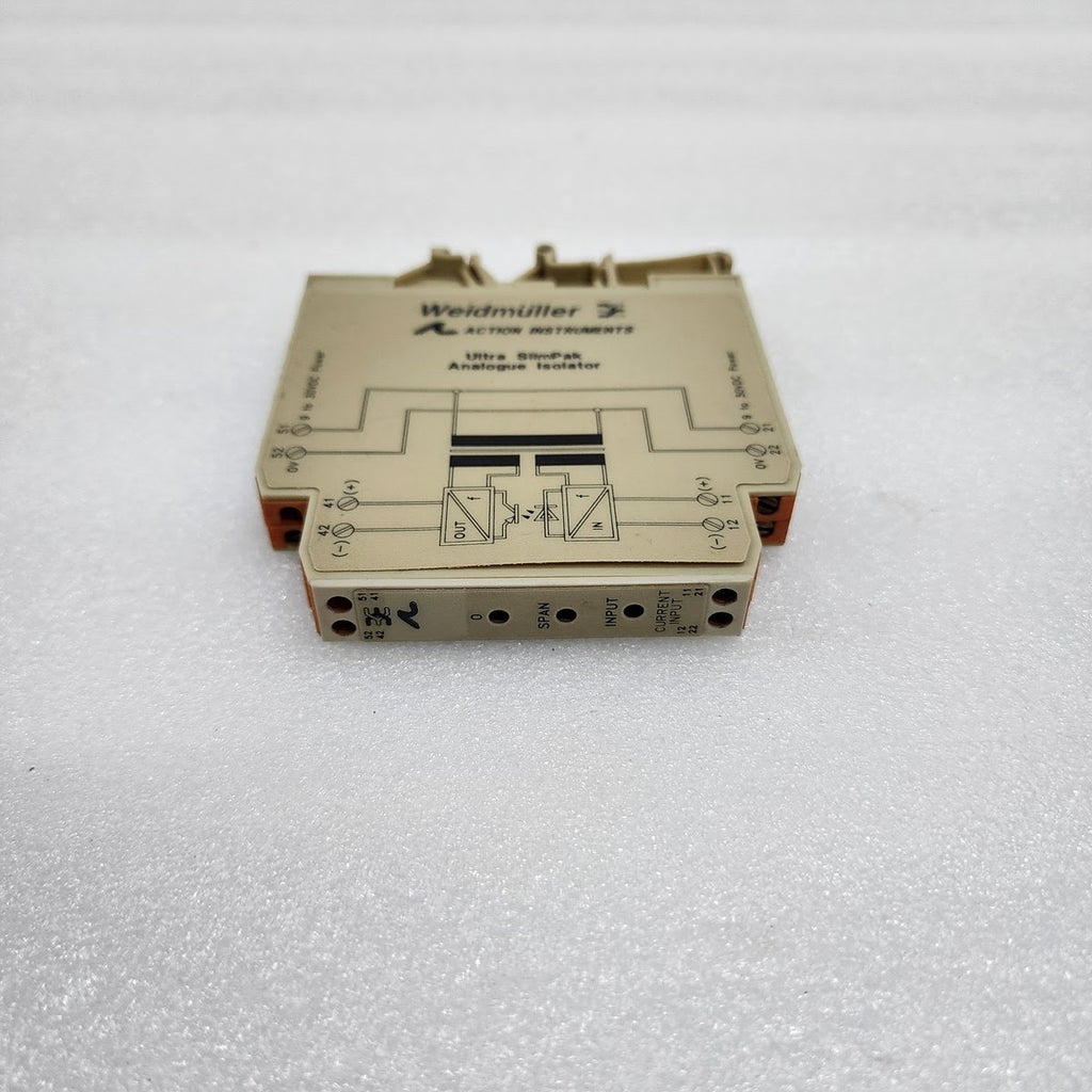 WEIDMULLER W408-00A3 ULTRA SLIMPAK ANALOGUE ISOLATOR 832765