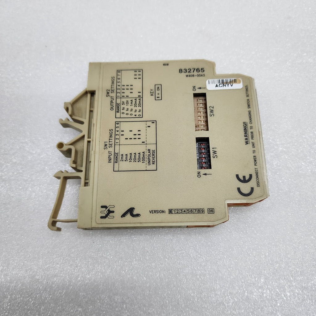 WEIDMULLER W408-00A3 ULTRA SLIMPAK ANALOGUE ISOLATOR 832765
