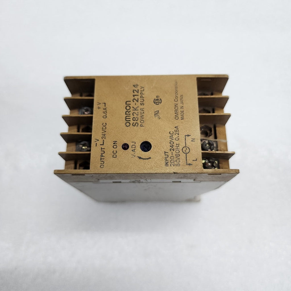 OMRON S82K-2124 POWER SUPPLY 24VDC 0.6A S82K2124
