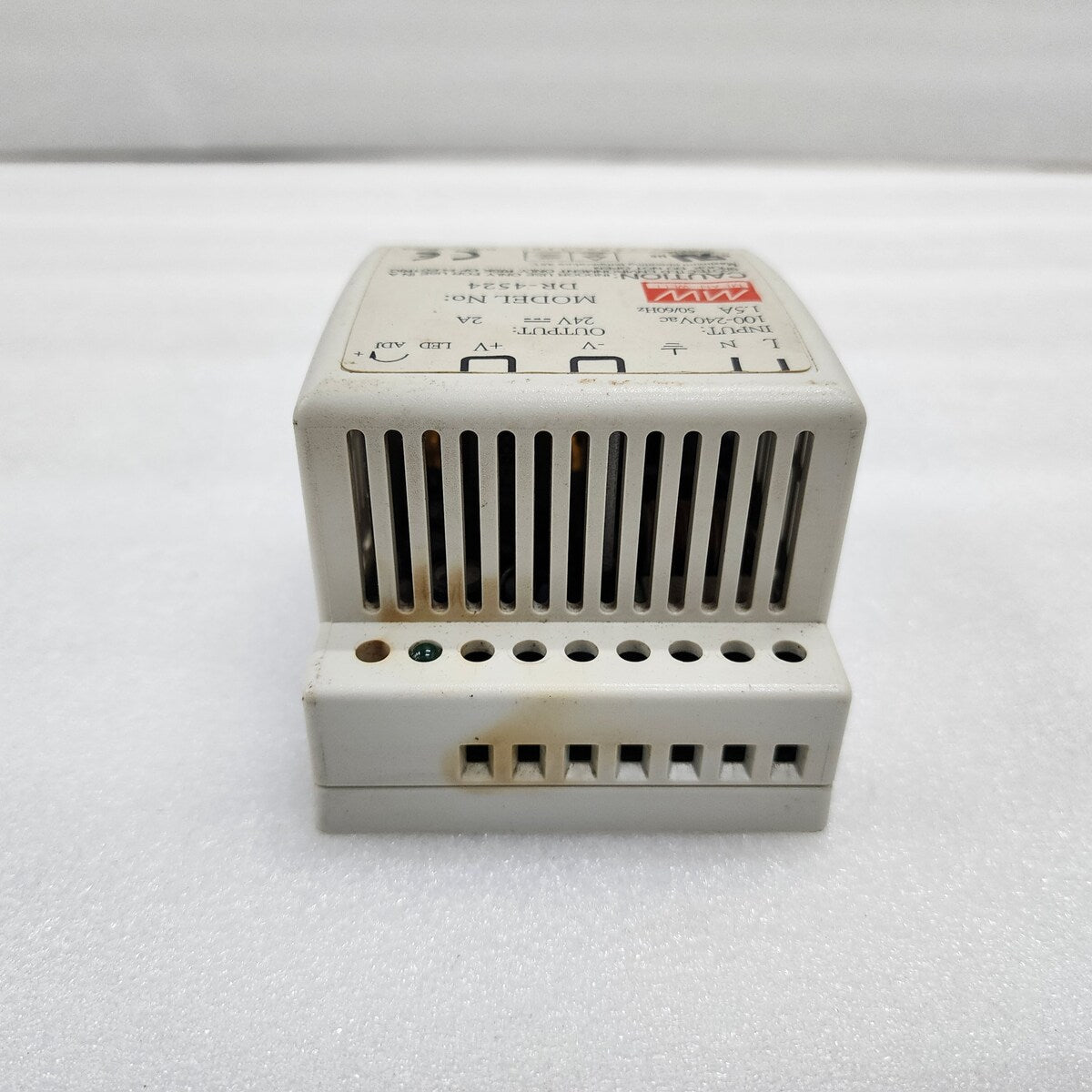 MEAN WELL DR-4524 POWER SUPPLY 24VDC 2A