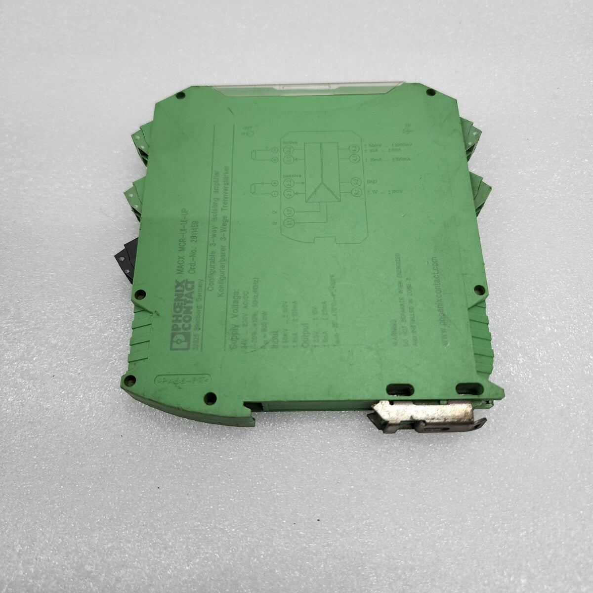PHOENIX CONTACT MACX MCR-UI-UI-UP SIGNAL CONDITIONER 2811459