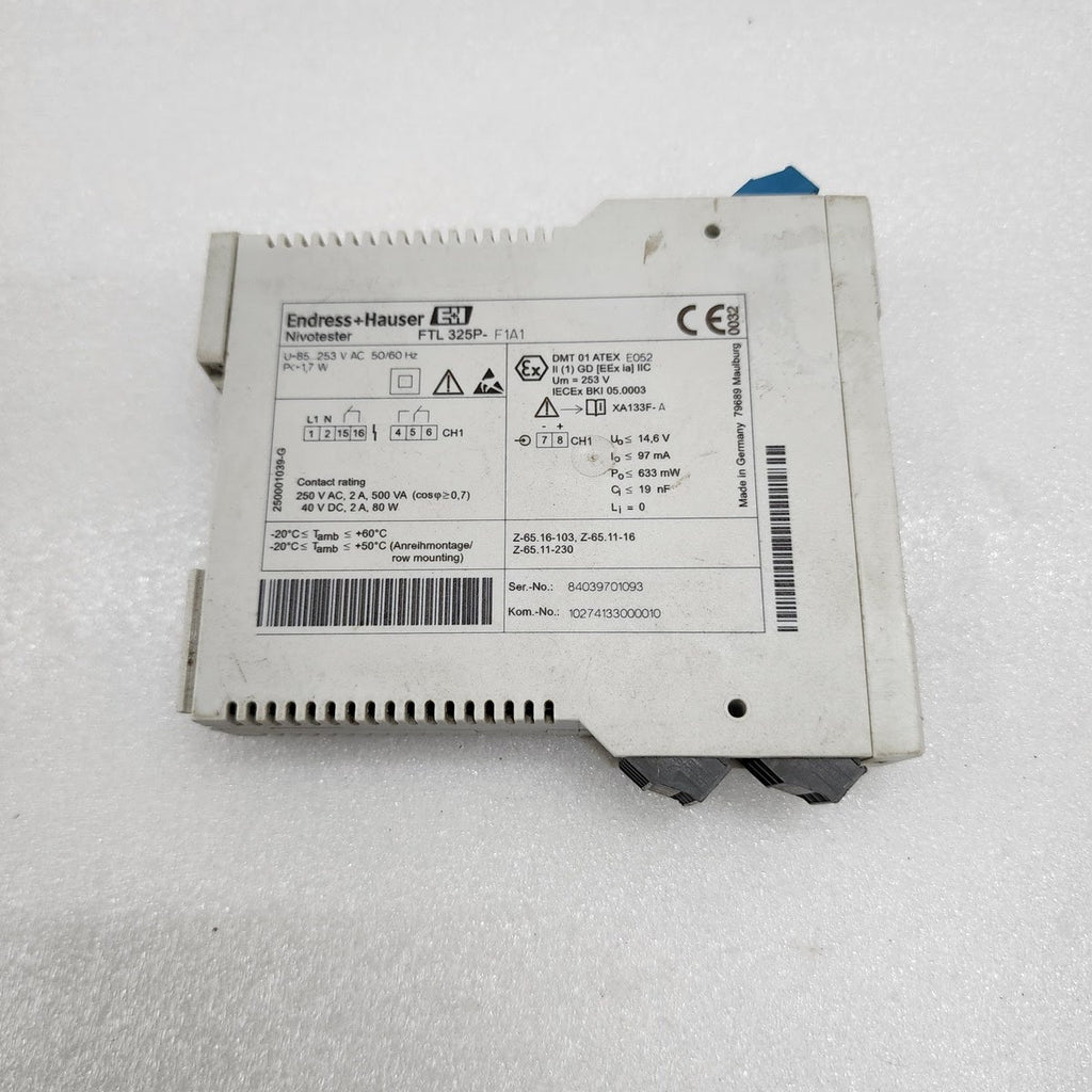 ENDRESS + HAUSER FTL 325P-F1A1 NIVO TESTER 85-253V AC
