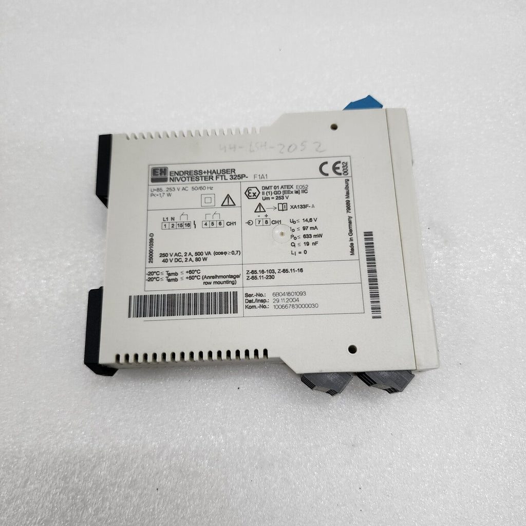 ENDRESS HAUSER FTL 325P-F1A1 NIVOTESTER 85-253V AC