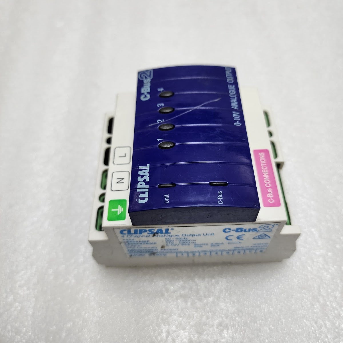 CLIPSAL L5504AMP 4-CH ANALOGUE OUTPUT UNIT LE5504TAMP 110-120V/220-240V