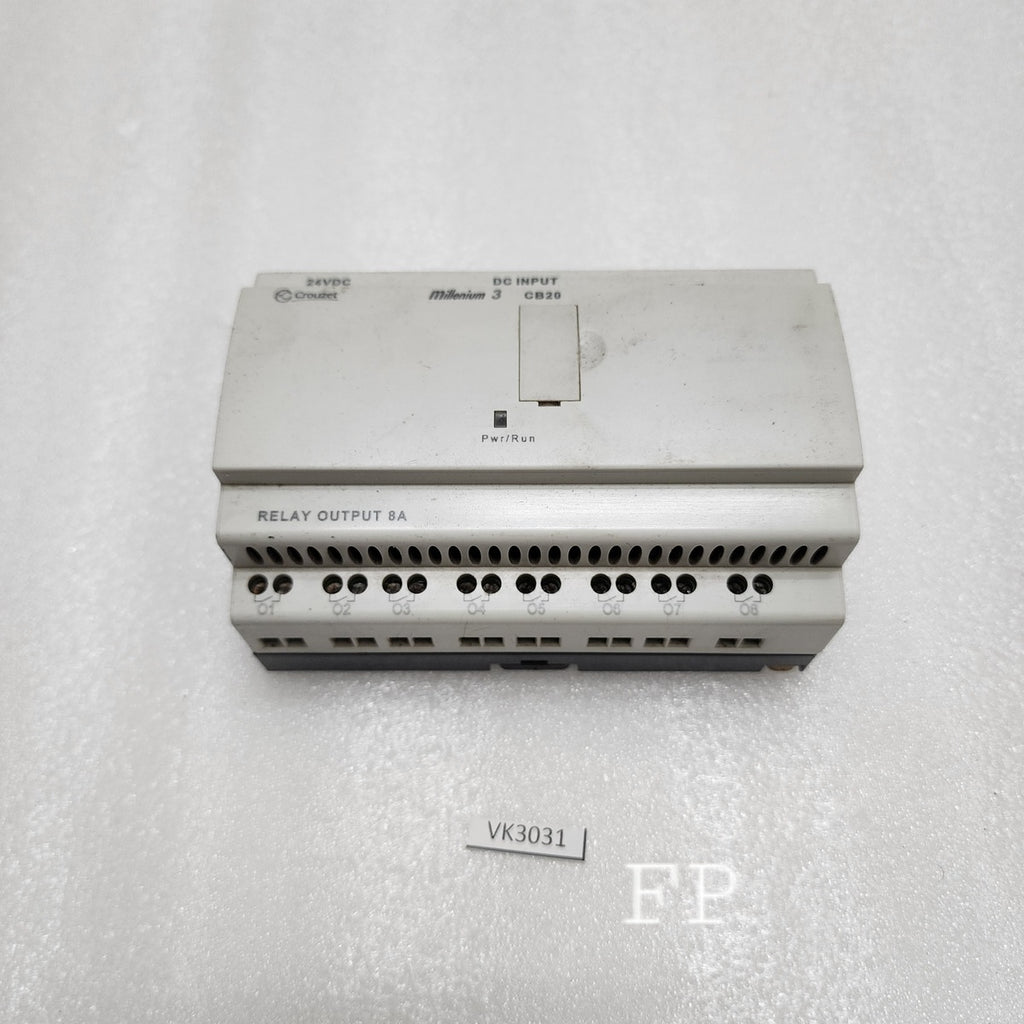 CROUZET CB20 MILLENIUM 3 PLC CONTROLLER 88970031 FOR PARTS NON WORKING