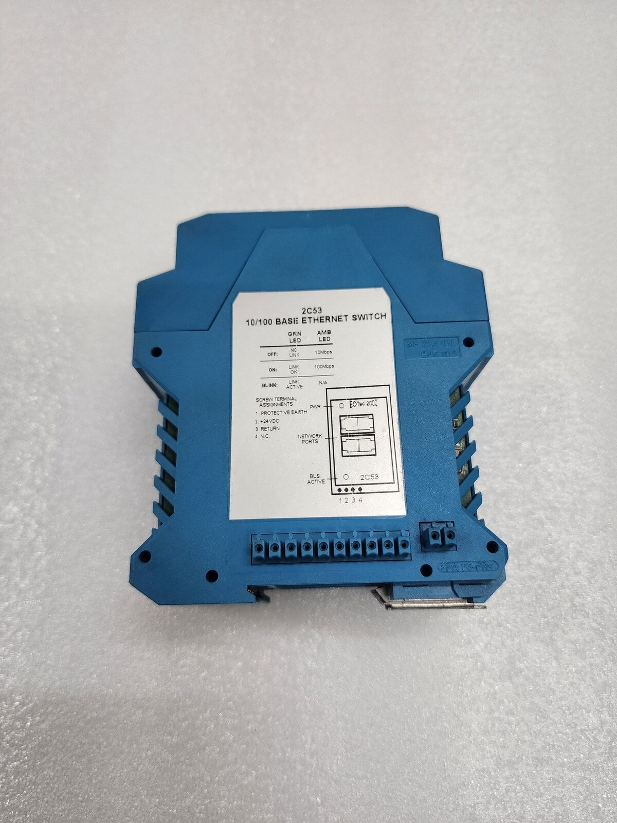 WEED INSTRUMENT 2C53 ETHERNET SWITCH 10/100 EOTEC2000