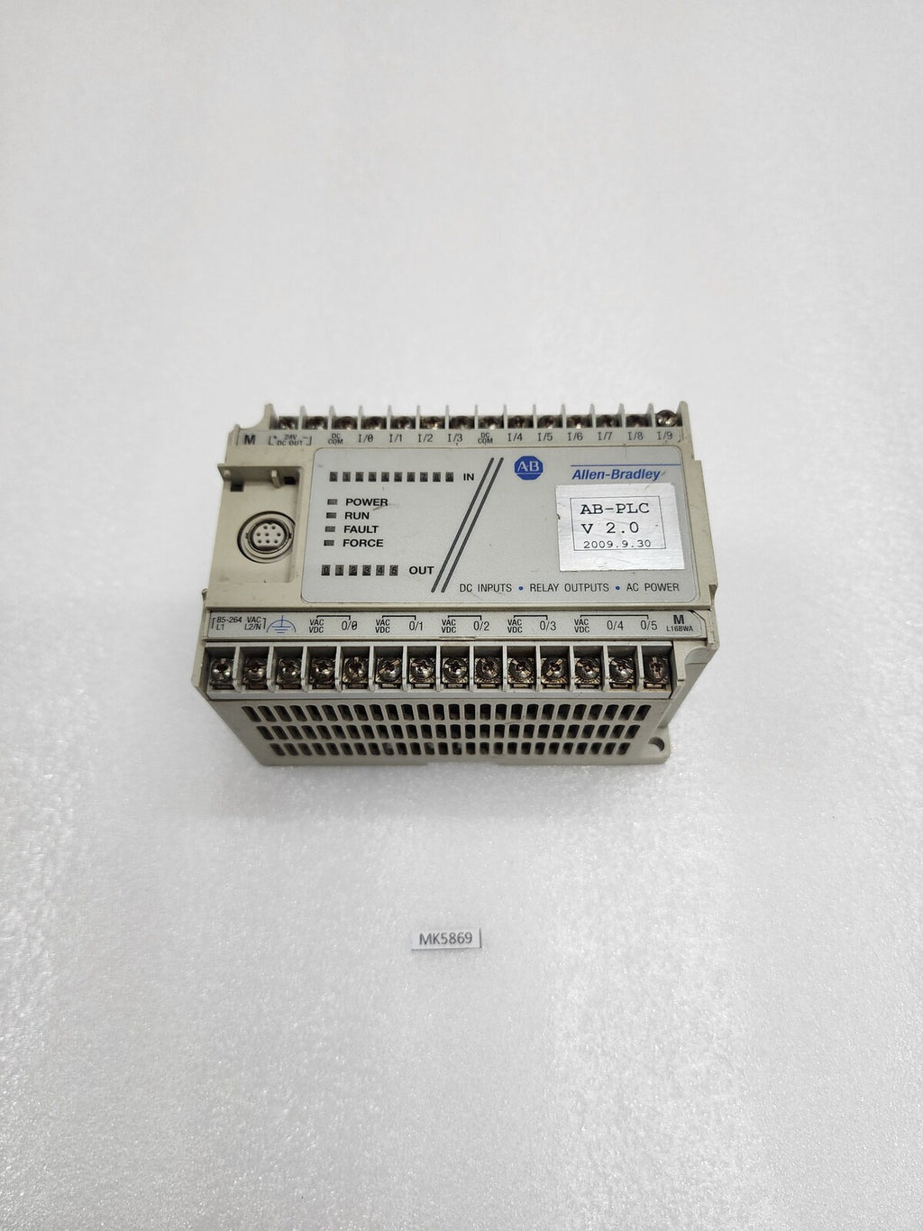 ALLEN BRADLEY CAT 1761-L16BWA SERIES E MICROLOGIX 1000