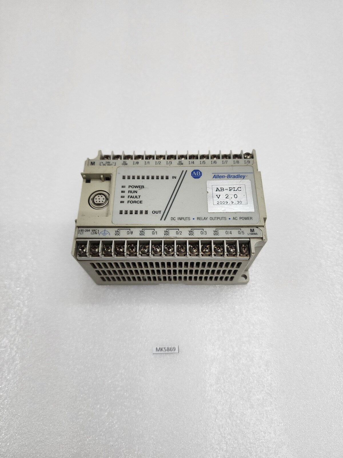 ALLEN BRADLEY CAT 1761-L16BWA SERIES E MICROLOGIX 1000