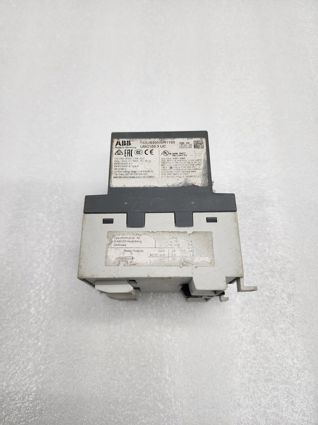 ABB UMC100.3 UC & PDP32 A3 INTELLIGENT MOTOR CONTROLLER 1SAJ530000R1100 & 1SAJ24
