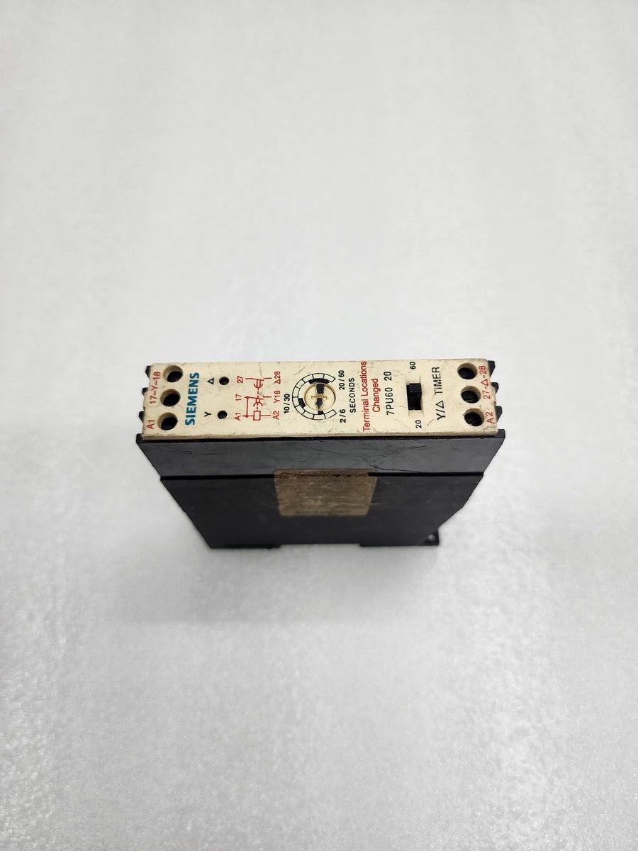 SIEMENS 7PU60 20-3NN2 TIMER 2-20S/6-60S