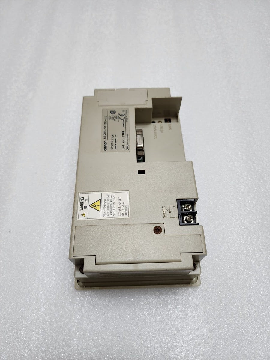 OMRON NT20S-ST121-V1 INTERACTIVE DISPLAY 24VDC 10W DISPLAY REQUIRES REPAIRING