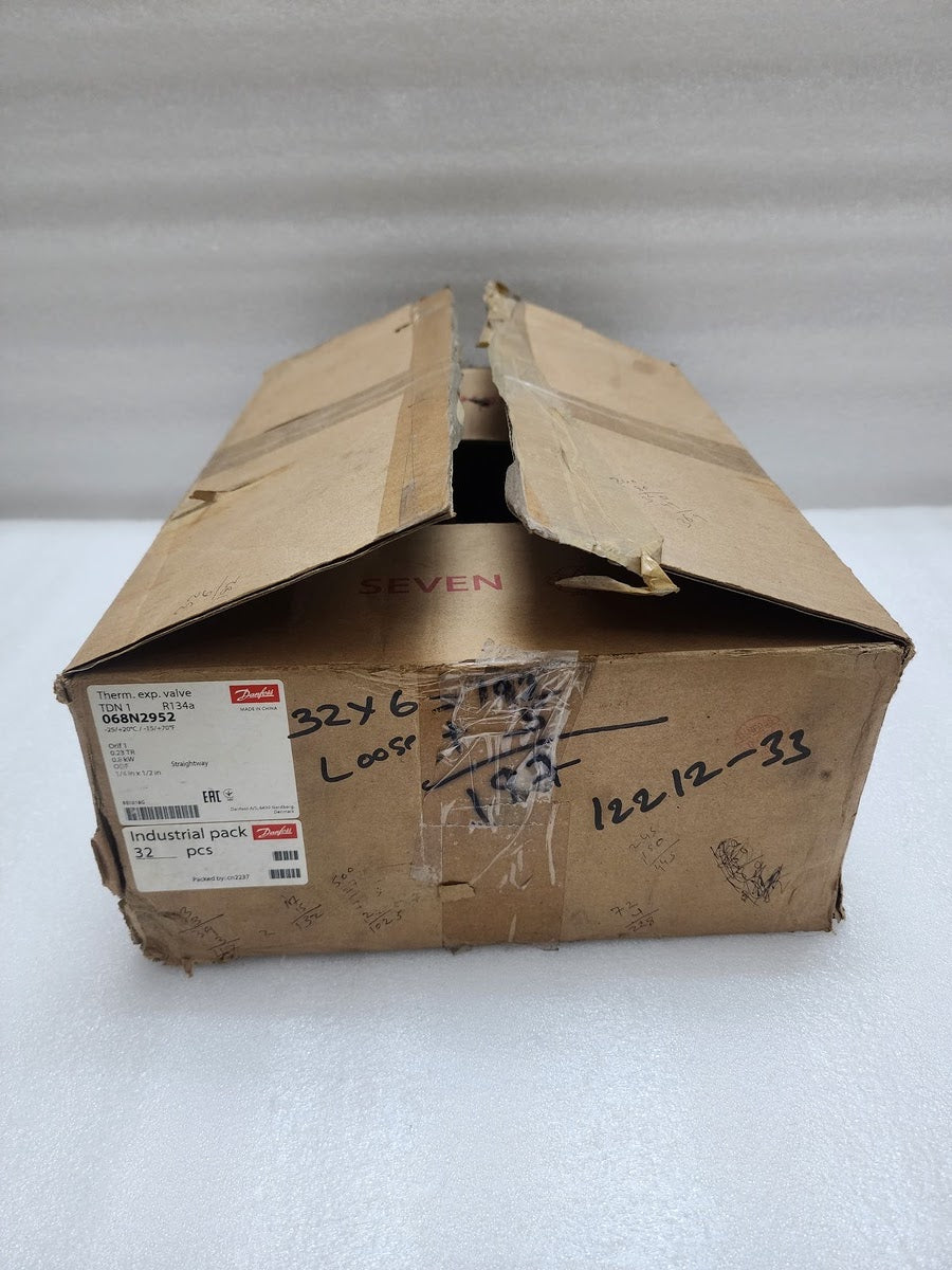 DANFOSS TDN 1 THERMOSTATIC EXPANSION VALVE 068N2952 LOT OF 30 UNITS