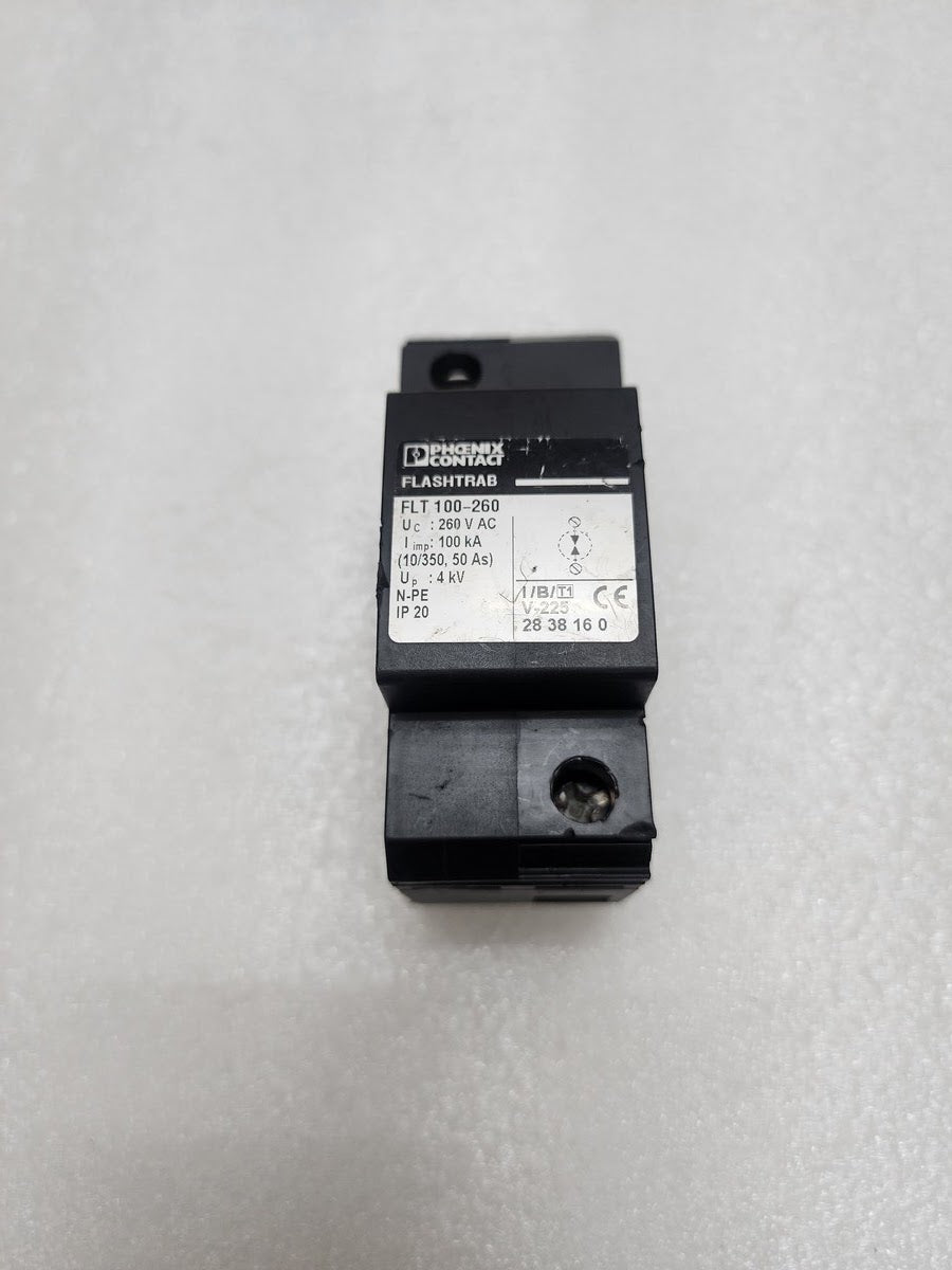 PHOENIX CONTACT FLT 100-260 I/B/T1 V-225 LIGHTNING CURRENT ARRESTER 2838160