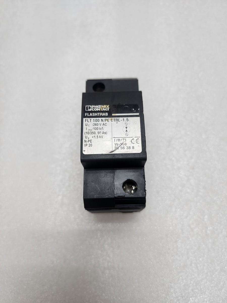 PHOENIX CONTACT FLT 100 N/PE CTRL-1.5 LIGHTNING ARRESTER 2856388 I/B/T1 W-168