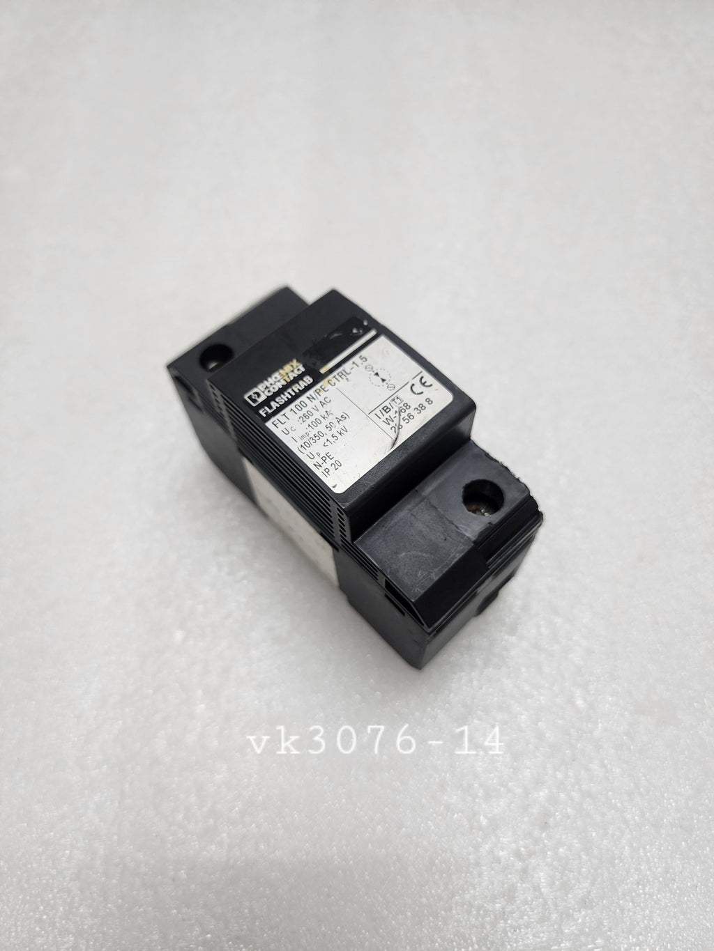 PHOENIX CONTACT FLT 100 N/PE CTRL-1.5 LIGHTNING ARRESTER 2856388 I/B/T1 W-168