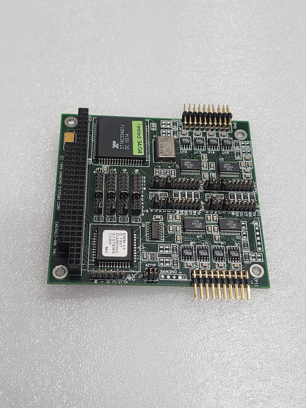 DIAMOND SYSTEM CORP EMM-4M-XT 4-PORT RS-232/422/485 PC/104 MODULE EMERALD-MM V4C