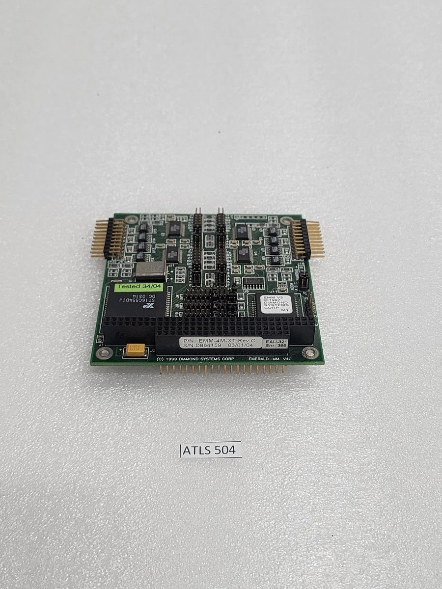 DIAMOND SYSTEM CORP EMM-4M-XT 4-PORT RS-232/422/485 PC/104 MODULE EMERALD-MM V4C