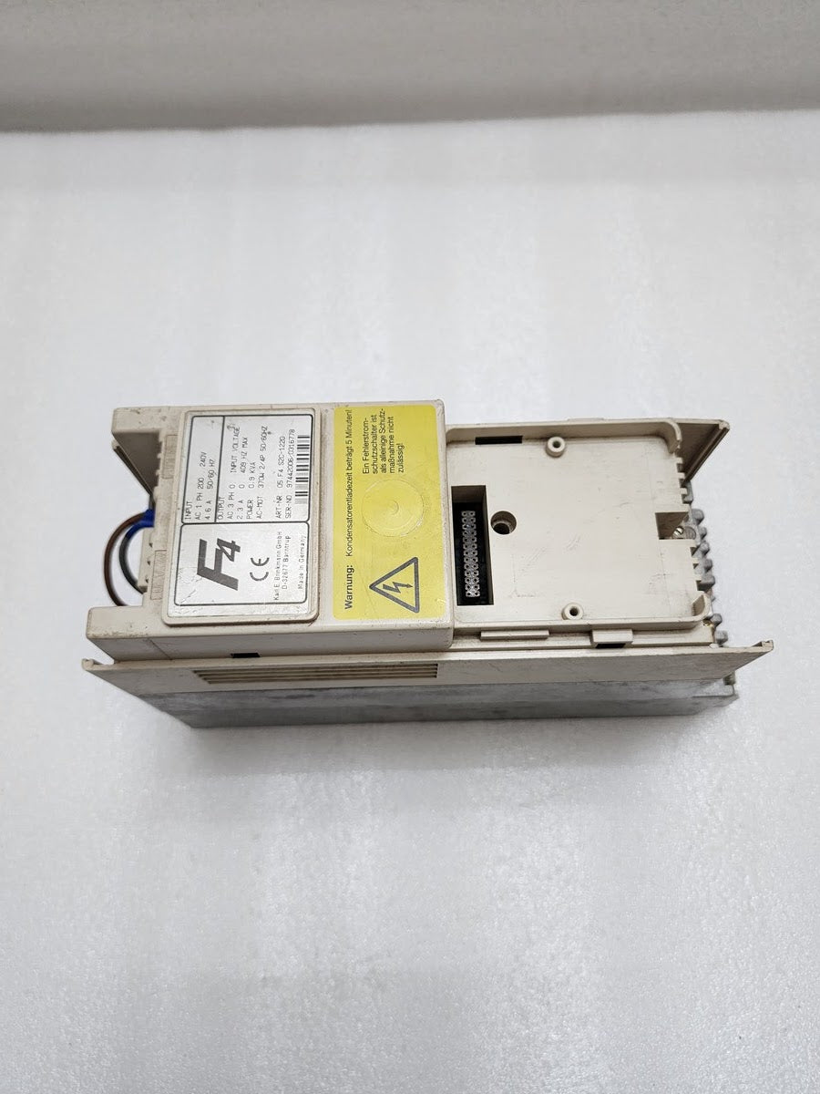 KARL E BRINKMANN 05.F4.S2C-1220 INVERTER DRIVE 0.9 KVA