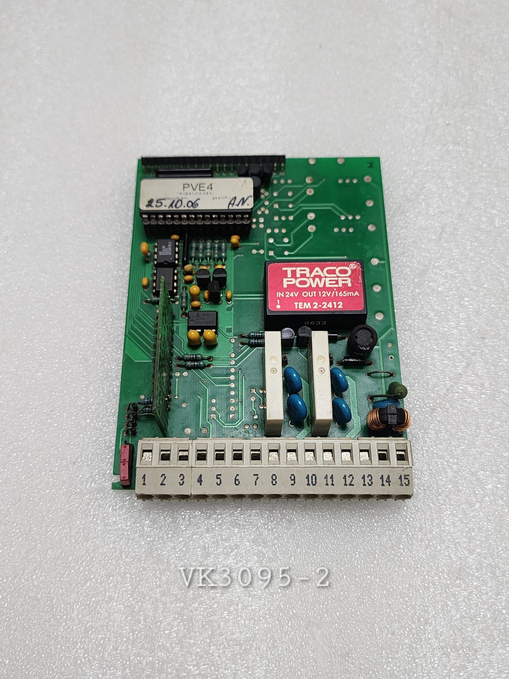 TRACO POWER TEM 2-2412 PCB PVE4 PVE41V10. HEX