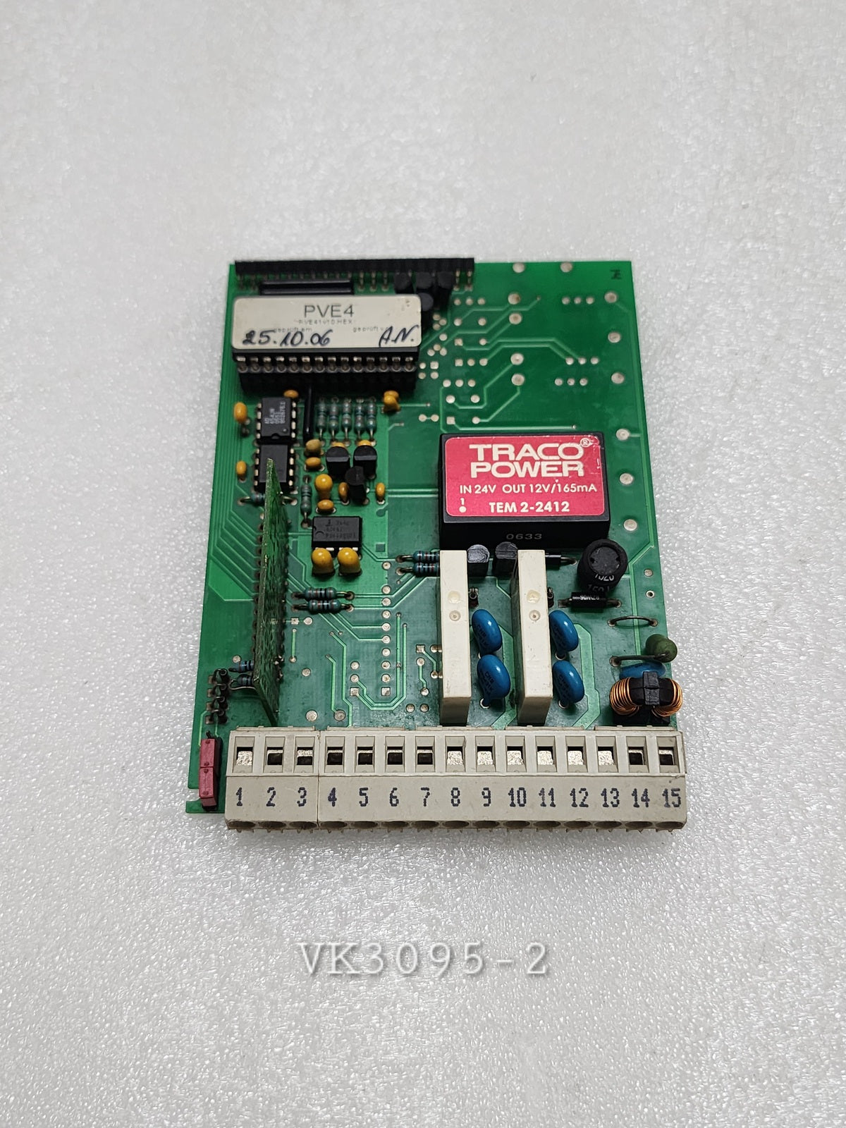TRACO POWER TEM 2-2412 PCB PVE4 PVE41V10. HEX