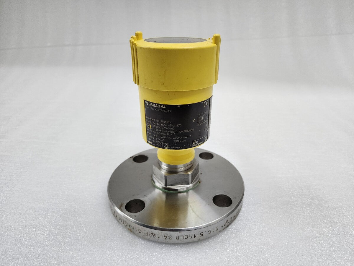 VEGA VEGABAR 64 PRESSURE TRANSMITTER BR64.XXGG1GHKMAX