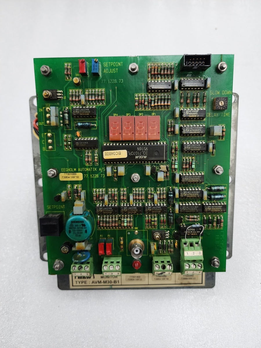 MAN B&W AVM-M30-B1 AXIAL VIBRATION MONITOR EEGHOLM AUTOMATIK 77.1228.73