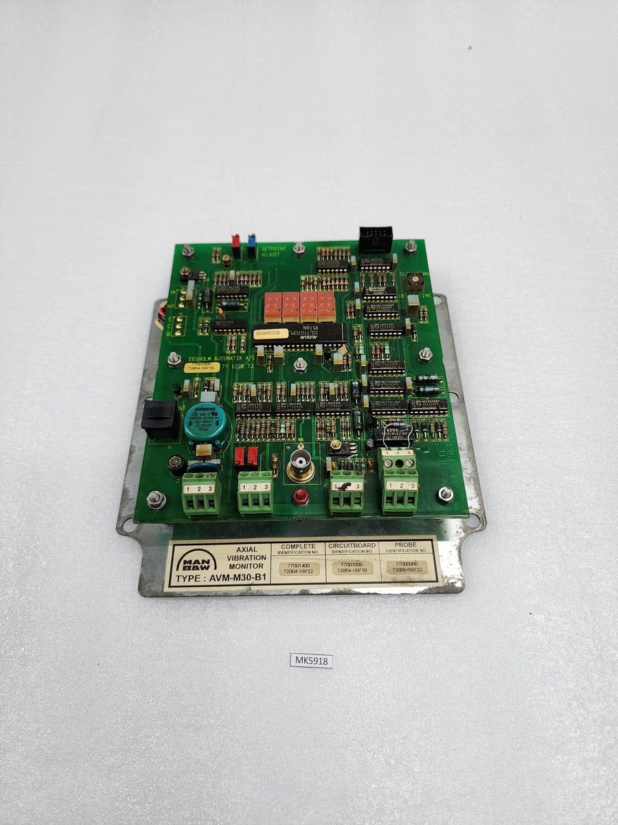 MAN B&W AVM-M30-B1 AXIAL VIBRATION MONITOR EEGHOLM AUTOMATIK 77.1228.73