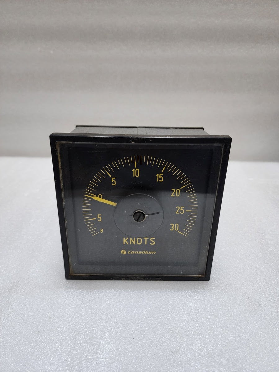 CONSILIUM KNOTS SIA-2-8 SPEED LOG ANALOG INDICATOR 71-21049-17