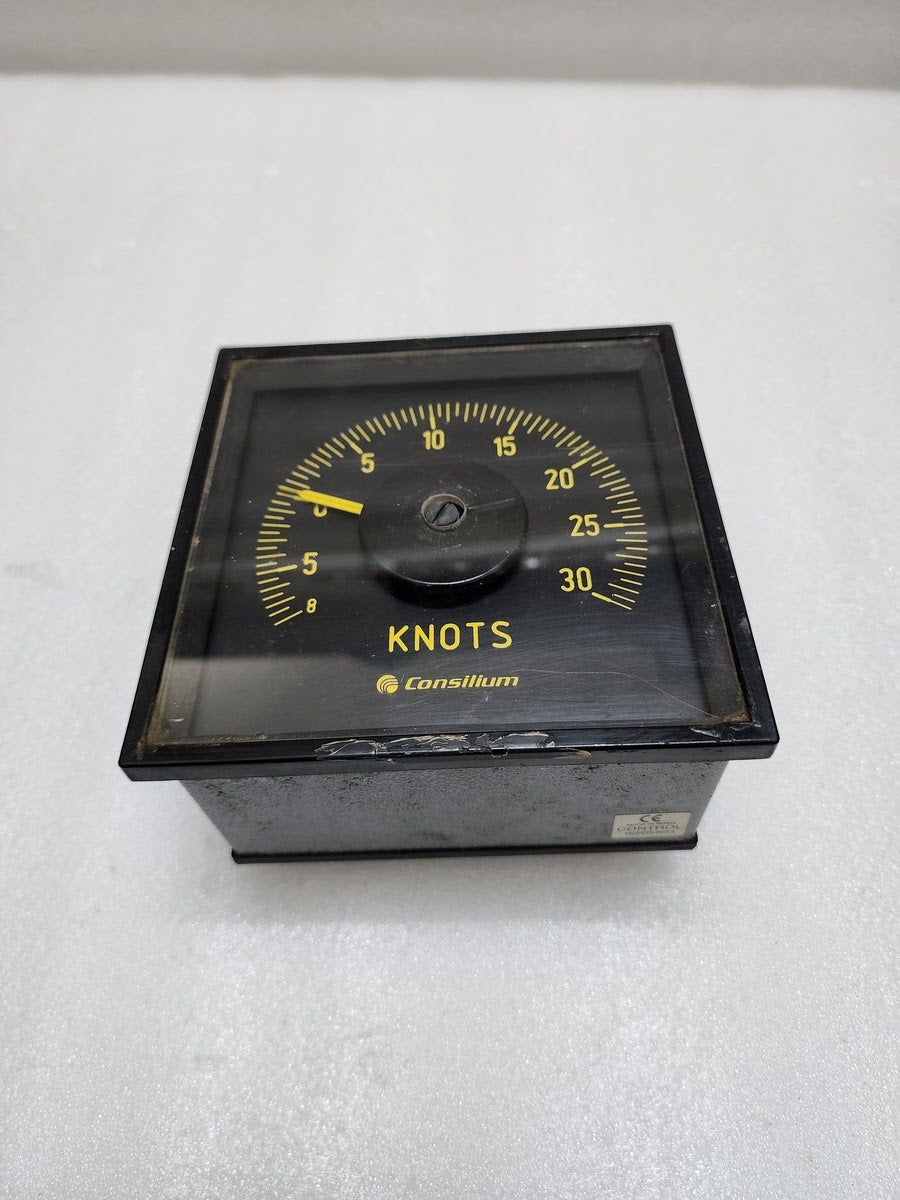 CONSILIUM KNOTS SIA-2-8 SPEED LOG ANALOG INDICATOR 71-21049-17